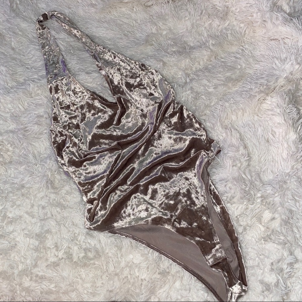 NEW Velvet Halter Body Suit